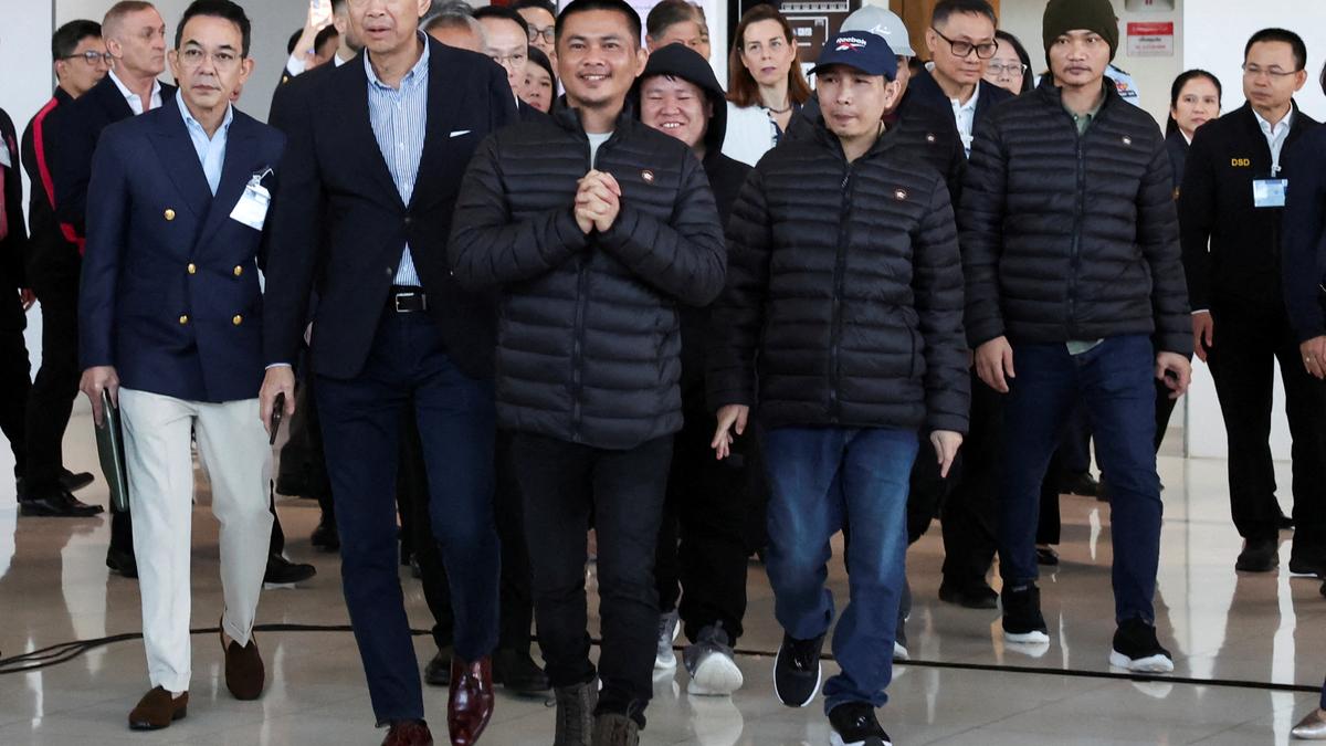 Released Thai hostages return to Bangkok after being held for over a year in Gaza