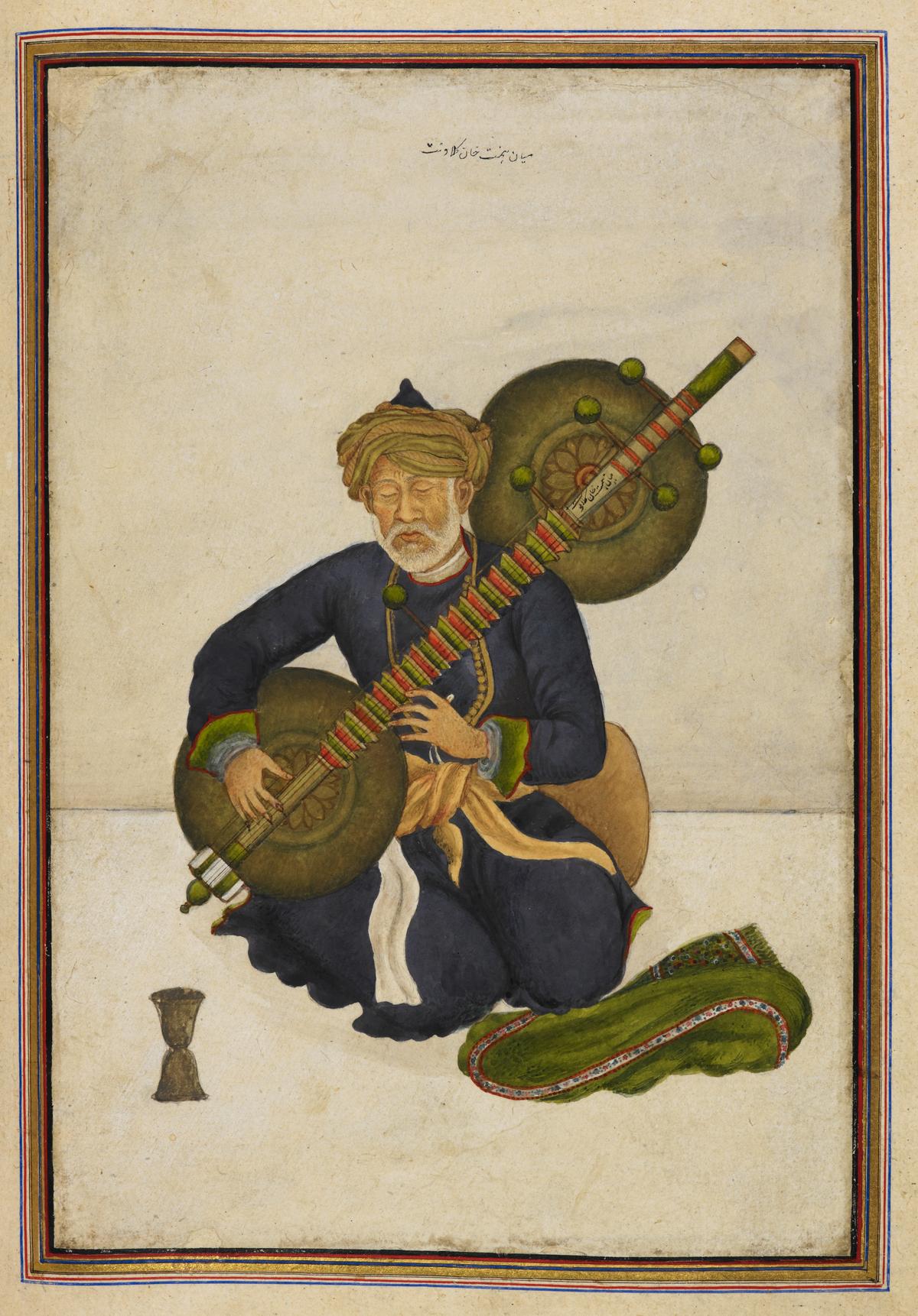 A singer or kalavant. A singer or kalavant.