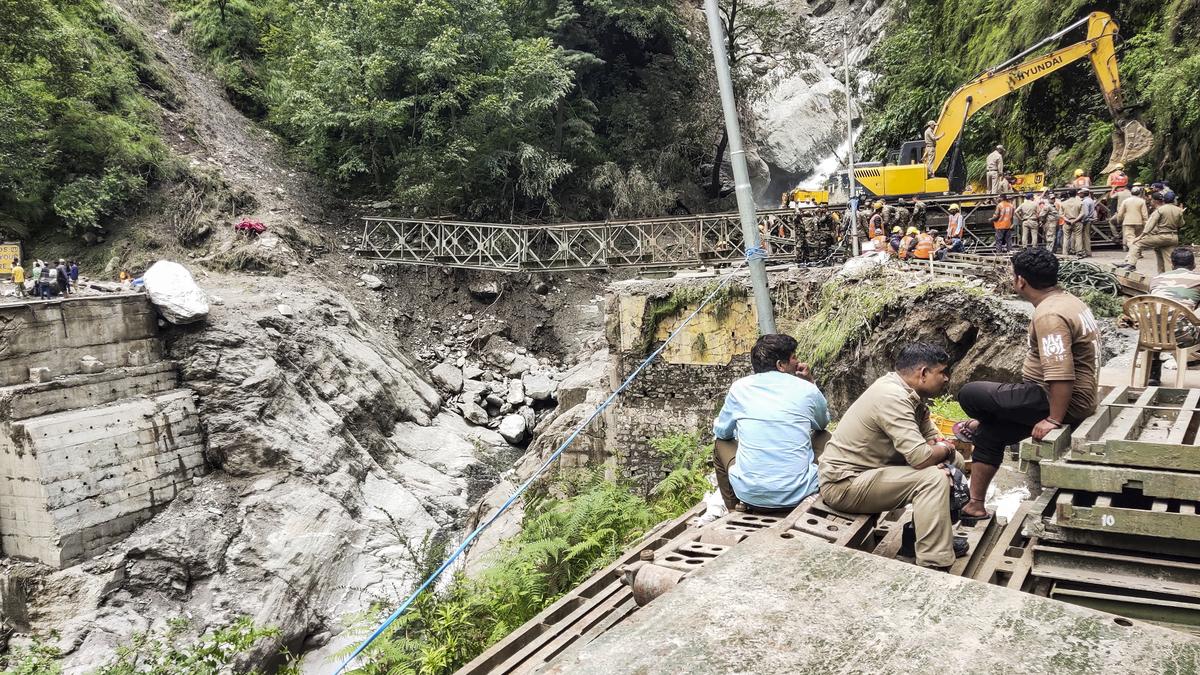 Bailey bridge construction nears completion to restore connectivity in flood-hit Uttarkashi: Officials