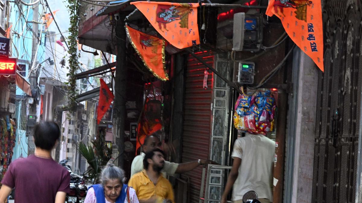 In these riot-hit bylanes, saffron flags straddle party loyalties