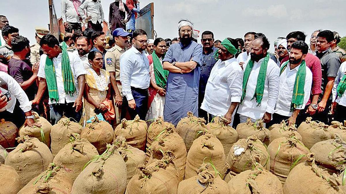 Telangana’s paddy procurement to cross 75 lakh MT, set to surpass last year’s record