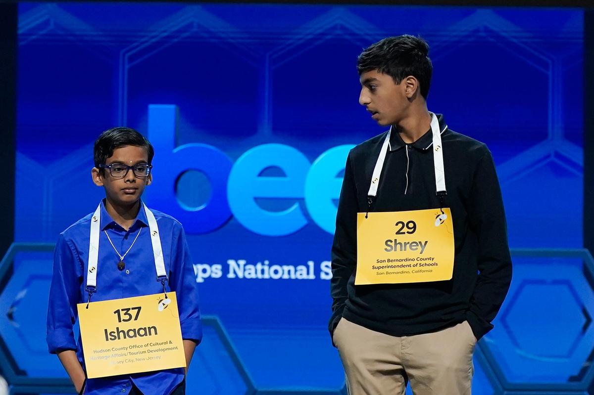 Ishaan Gupta, 12, and Shrey Parikh, 14