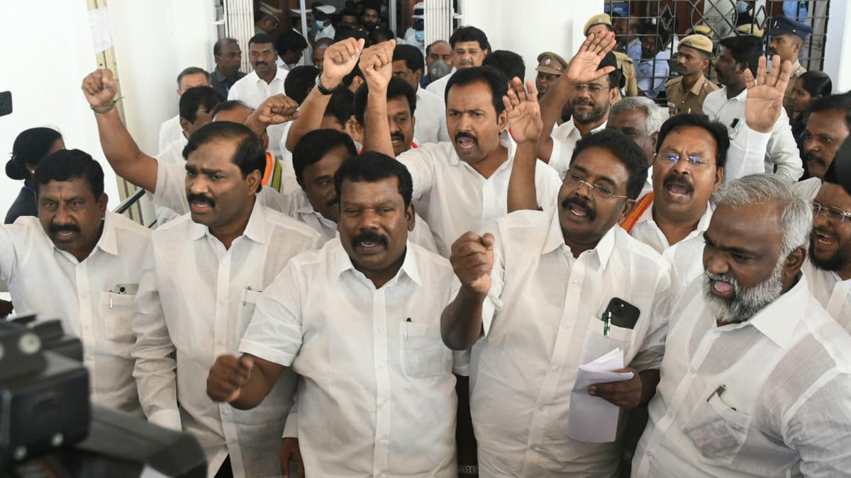 Tumultuous scenes in Tamil Nadu Assembly; ruling DMK’s allies boycott Governor R. N. Ravi’s address