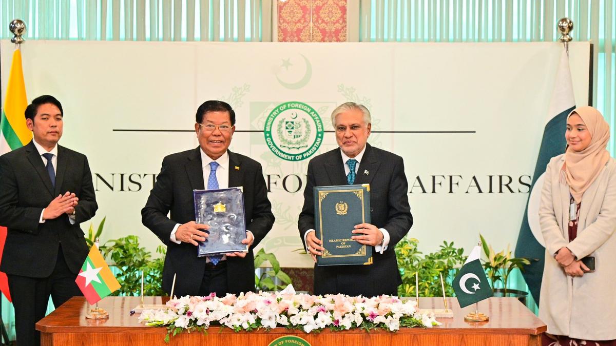 Pakistan's FM Dar holds 'very productive' discussions with Myanmar counterpart