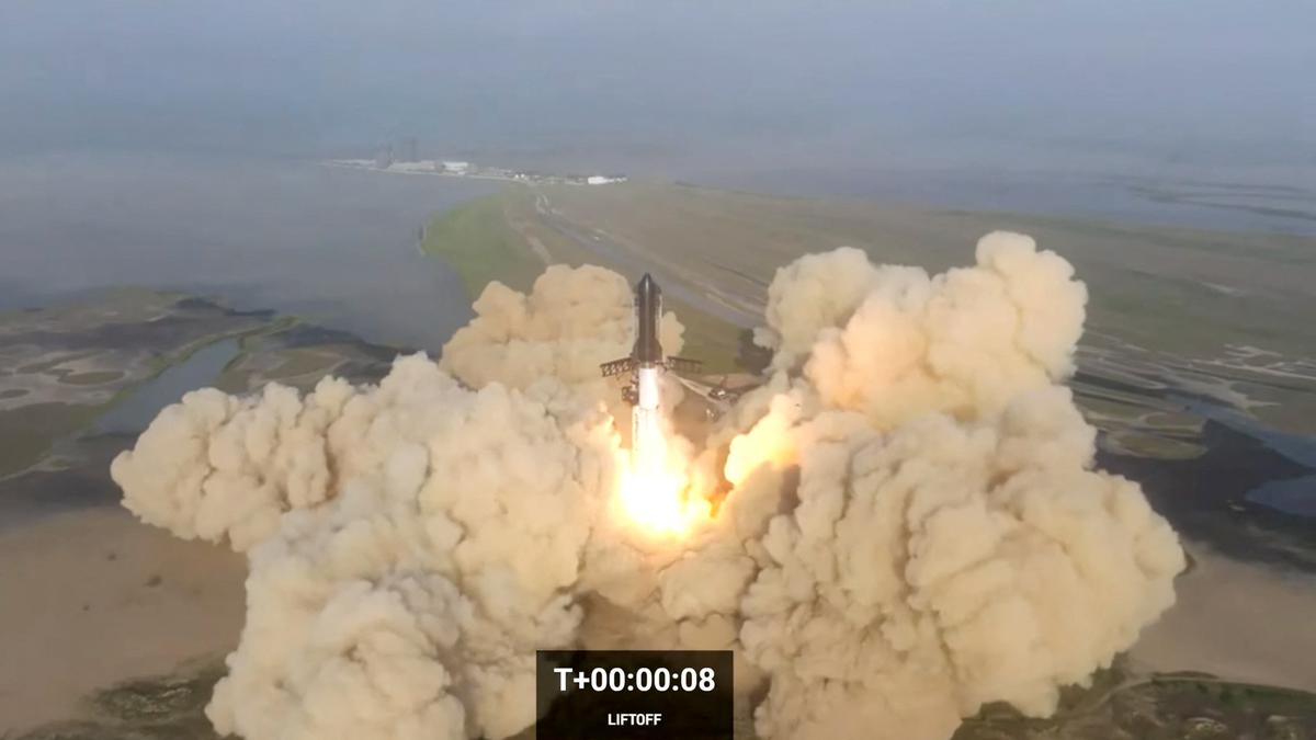 SpaceX’s next-generation rocket Starship explodes during first test-flight to space