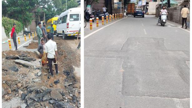 Road dug up a dozen times in 15 months in Brookefield; residents pitch in for redoing the road  