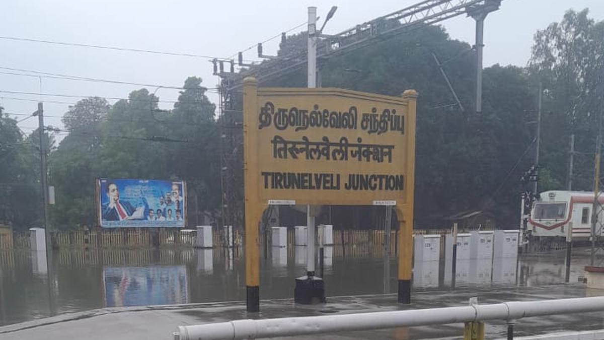 T.N. Rains | Flooding in southern districts leads to cancellation of trains for second consecutive day