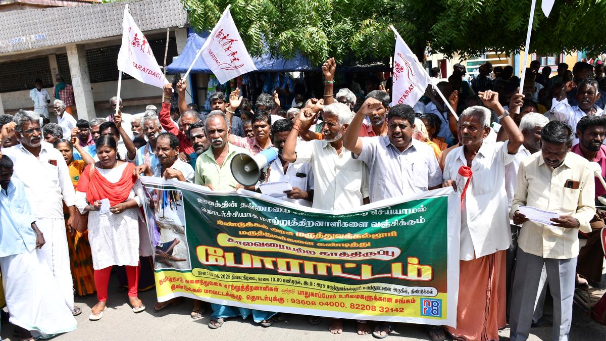 Differently abled persons protest demanding proper assessment