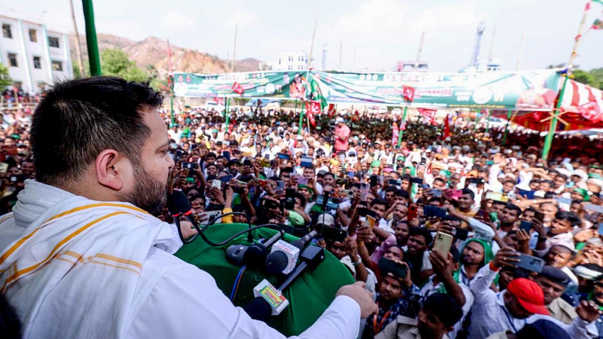 chirag paswan s mother verbally abused in tejashwi yadav rally claims bjp