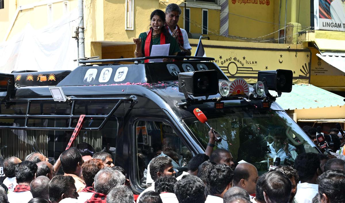 Gift agonising defeat to BJP that ‘hates Tamil, Tamils, and Tamil Nadu’: Kanimozhi urges voters