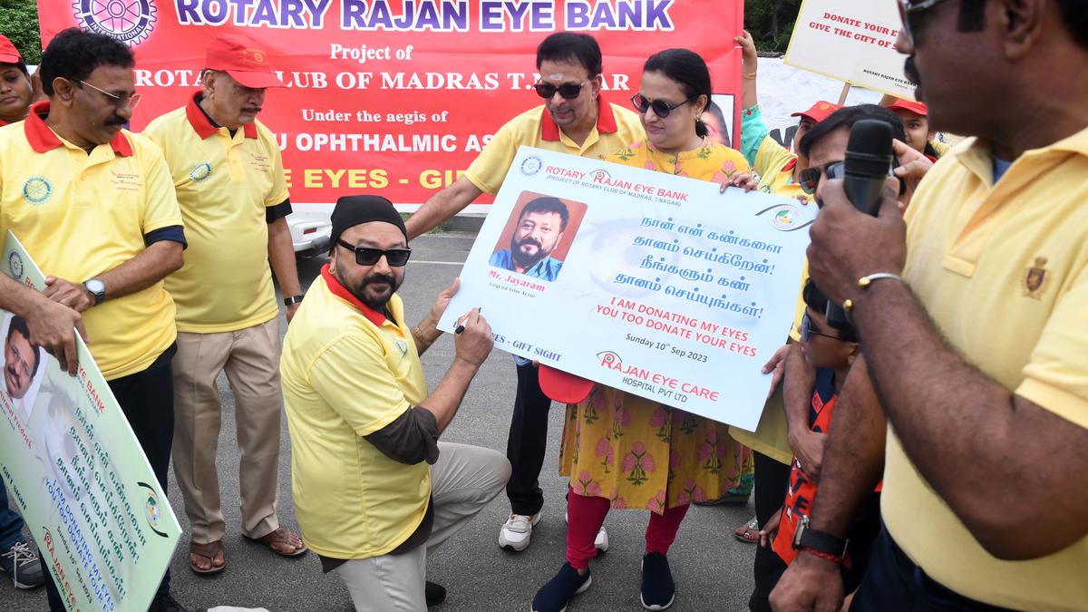 Eye donation should be made compulsory, says actor Jayaram