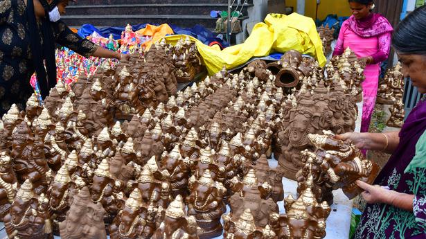 Price hike dampens sale of eco-friendly Ganesha idols in Coimbatore
