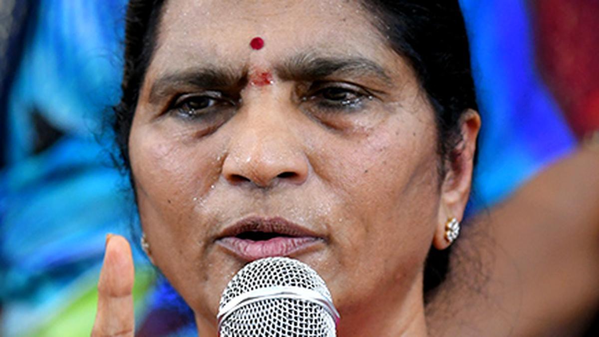 Lakshmi Parvathi flays coalition government for arrest of social media ...