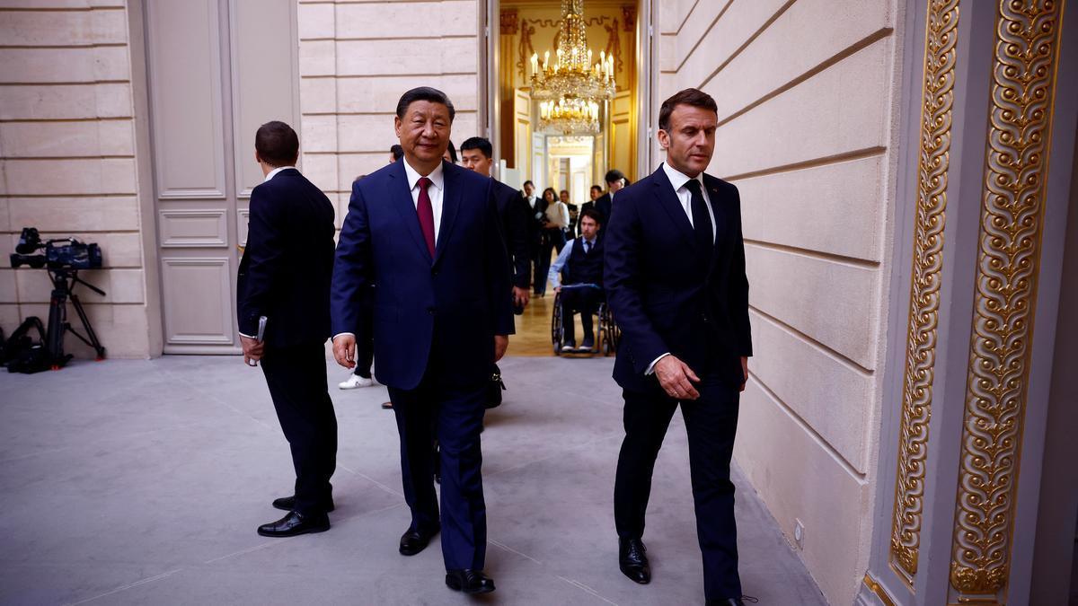 Macron urges XI to use clout, halt Russia’s Ukraine war