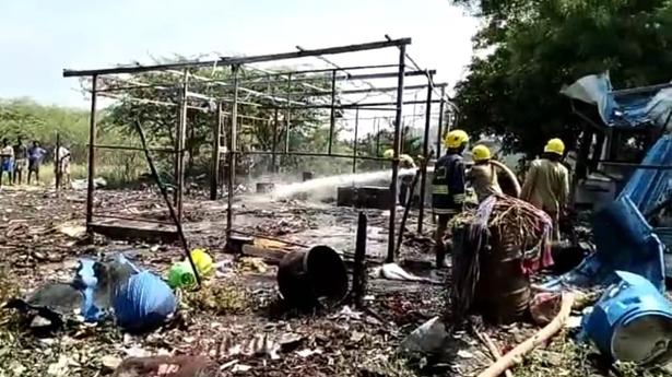 Two critically injured in fire accident near Sivakasi