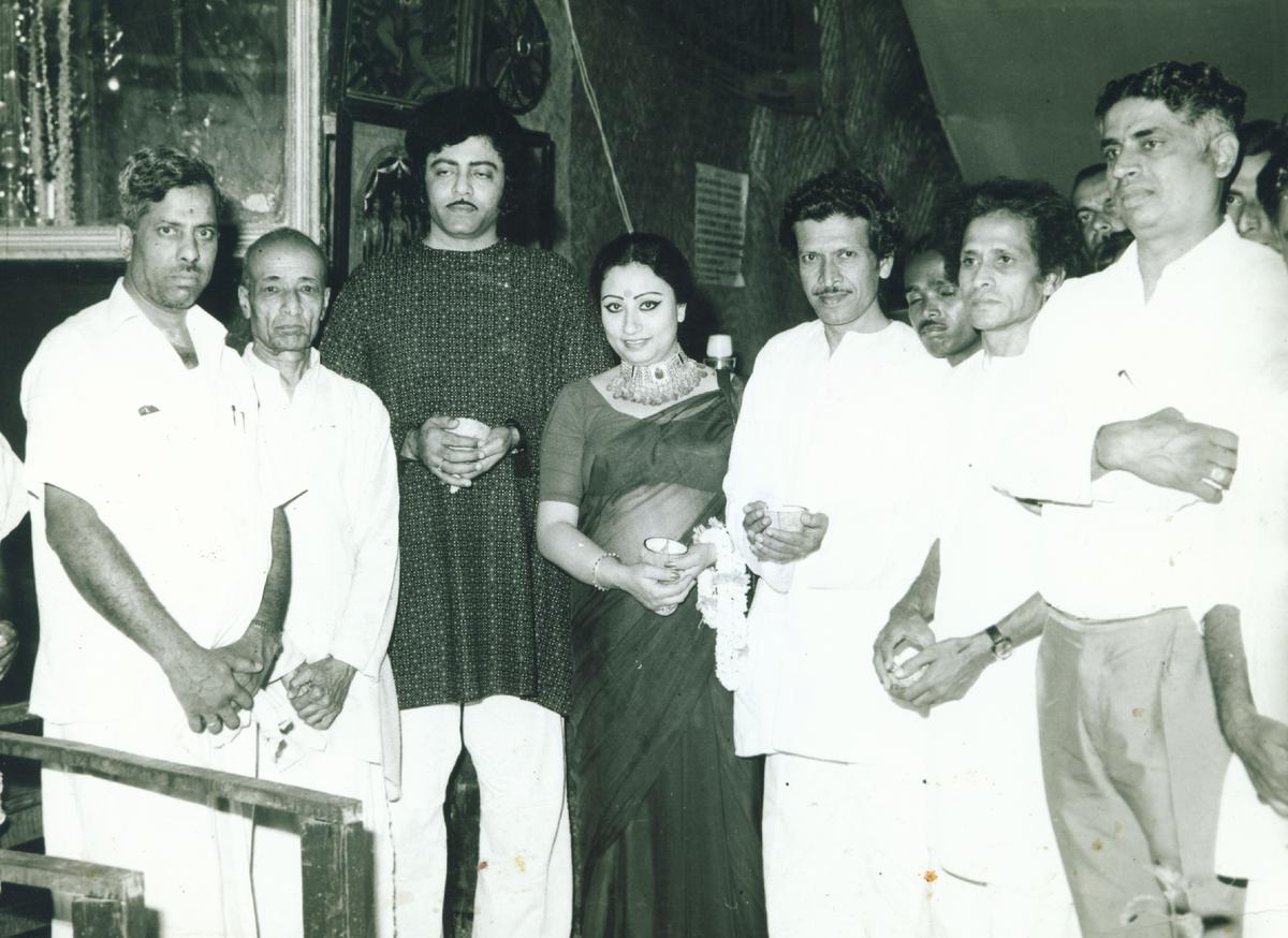 SVN Rao with Begum Parveen Sultana