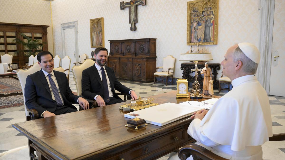 Pope meets Vance ahead of Ukraine ceasefire push