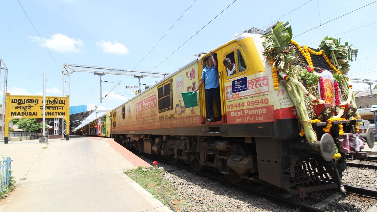 Madurai-Varanasi Bharat Gaurav train flagged off