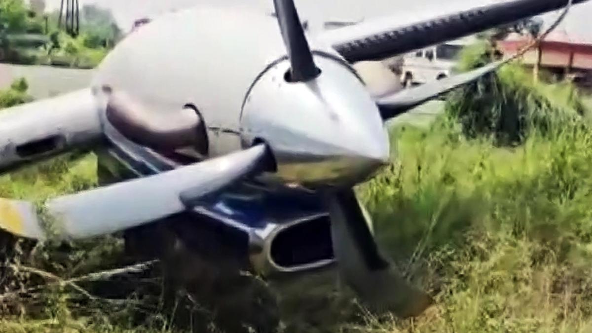 Private aircraft crashes during take-off in U.P.; all six on board safe