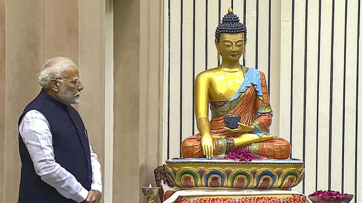 PM Modi says world can find solution not in ‘yuddh’ but in Buddha