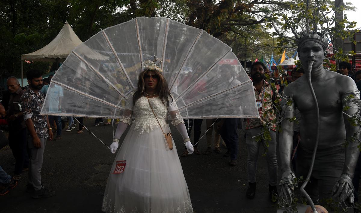 The Cochin Carnival procession 