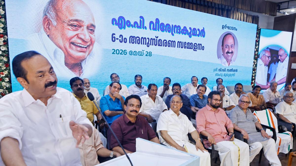 Veerendra Kumar was among the first in Kerala to talk about environmental conservation: CM Satheesan