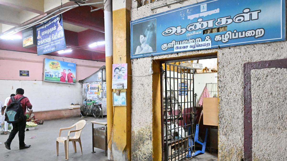 No user fee for one public toilet in M.G.R bus stand