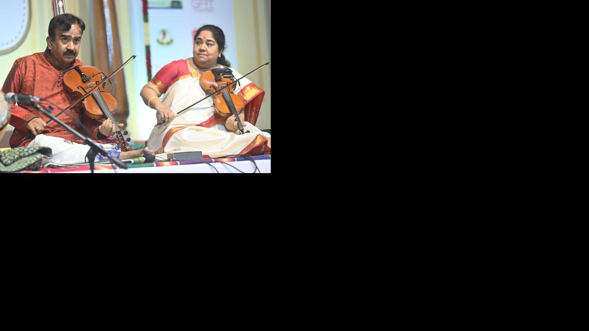 Lalgudi G.J.R. Krishnan and Vijayalakshmi’s concert was a journey from structured kritis to experimental horizons