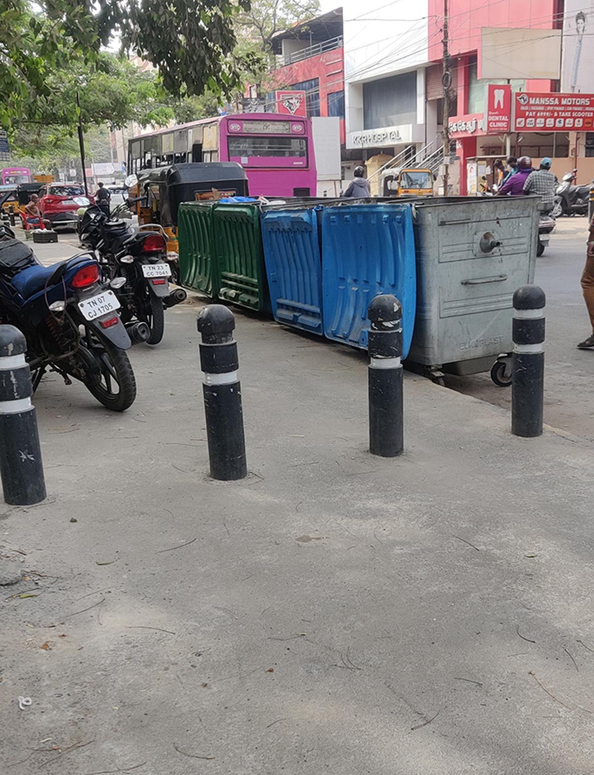 Garbage bins deserve permanent parking The Hindu