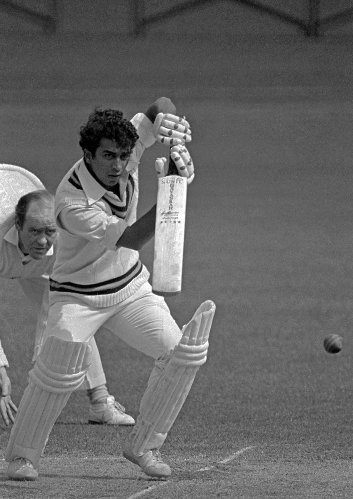 Sunil Gavaskar in England, April 1974.