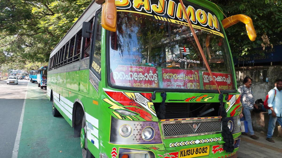 Woman two-wheeler rider dies in accident involving two private buses in Kochi