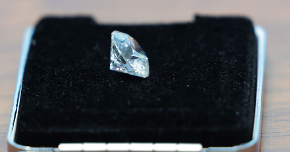 A 7.5-carat lab-grown diamond, gifted by Prime Minister Narendra Modi to U.S. First Lady Jill Biden. 