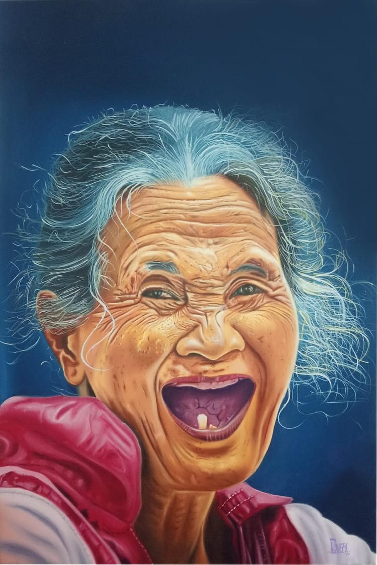 Oil painting by Kuzhithurai Ravees