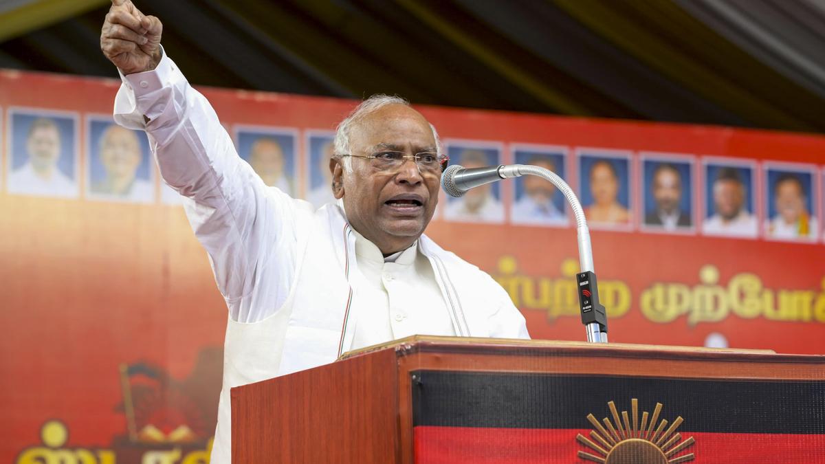 Women’s reservation was Modi’s ruse to bring in delimitation to defeat DMK: Kharge