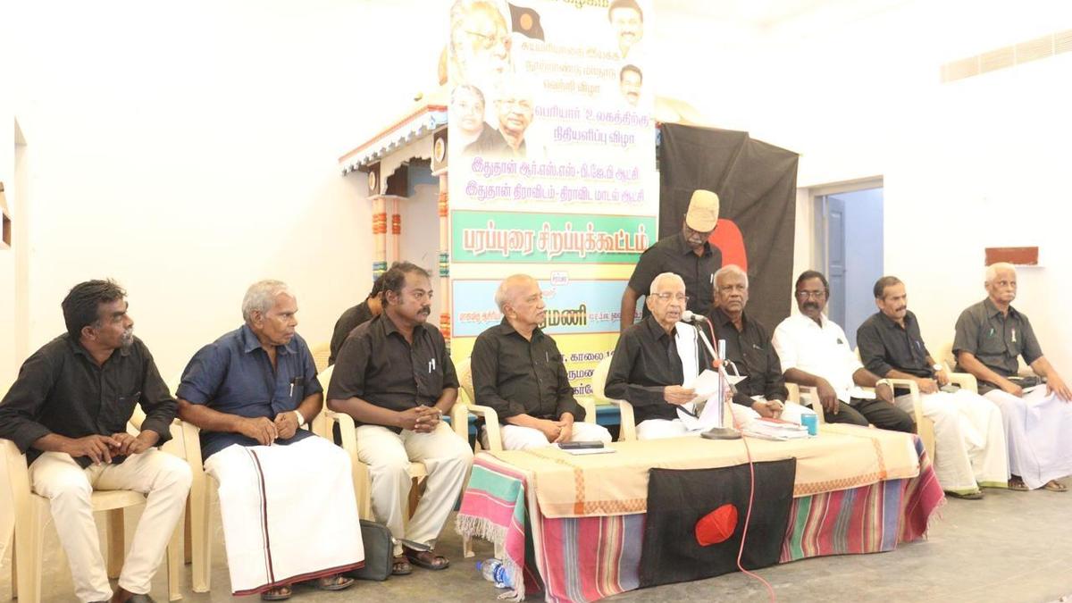 Dravidian model government driven by principles not positions: Veeramani