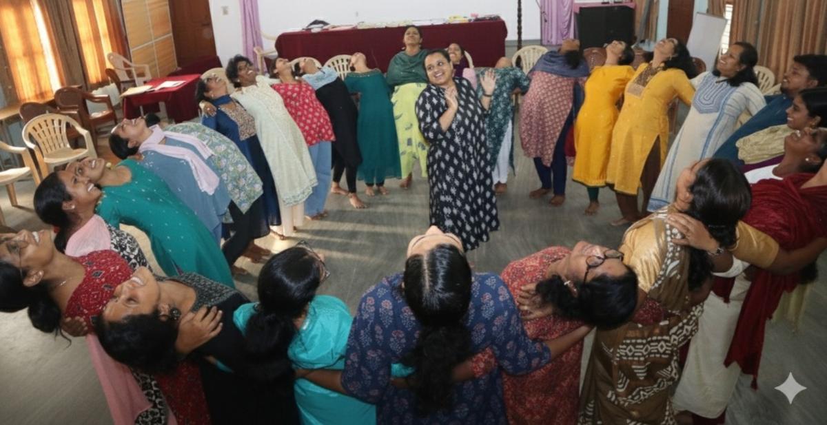 A Dance Movement Therapy session at Navem A Dance Movement Therapy session at Navem