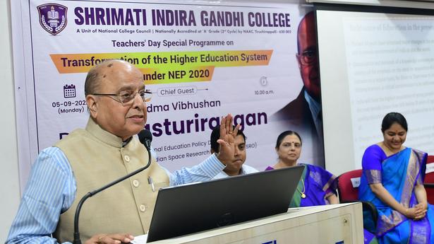 National Education Policy interconnects education, says Kasturirangan