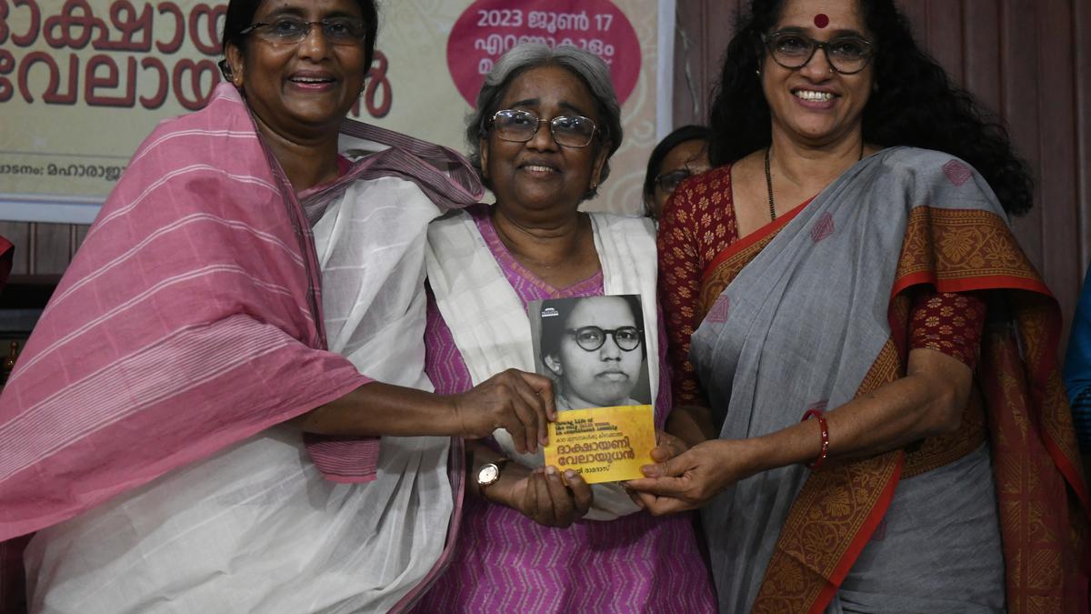 Book capturing Dakshayani Velayudhan’s life sketches, legislative debates, released
