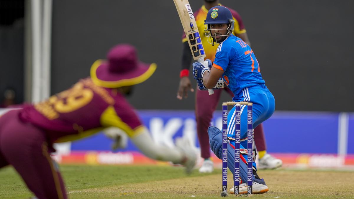 Tilak Varma scores maiden T20I fifty, takes India to 152/7 against WI