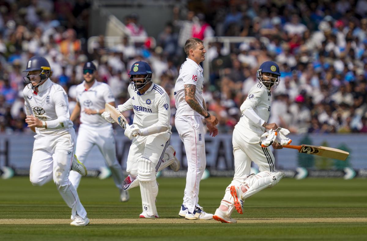 Jasprit Bumrah and Ravindra Jadeja run between the wickets during the fifth day of the third Test at Lord’s Jasprit Bumrah and Ravindra Jadeja run between the wickets during the fifth day of the third Test at Lord’s