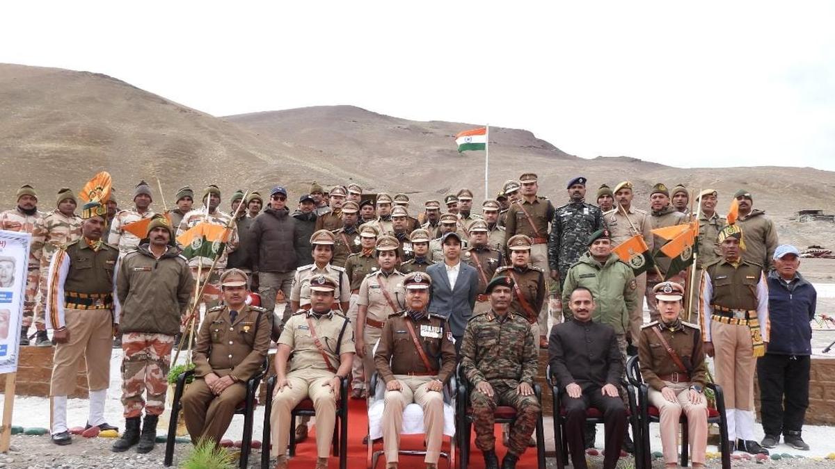 DIG from Telangana participates in Ladakh tribute to fallen police personnel