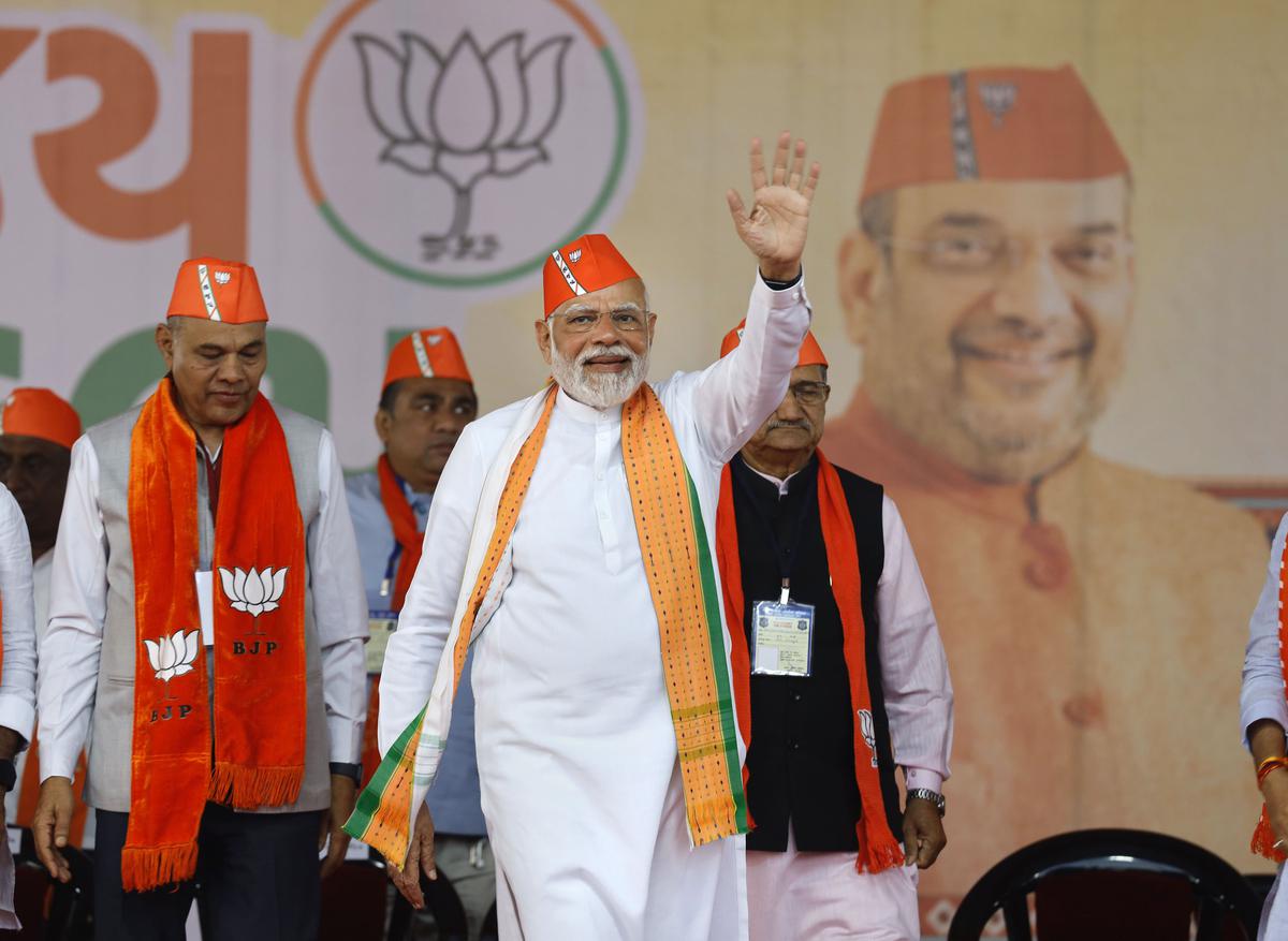 Gujarat Assembly elections: Save Gujarat, country from Congress and like-minded parties which go soft on terrorists to protect vote bank, says PM Modi