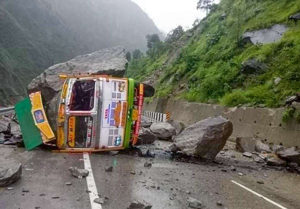 At least 21 killed in Himachal Pradesh rain havoc - The Hindu