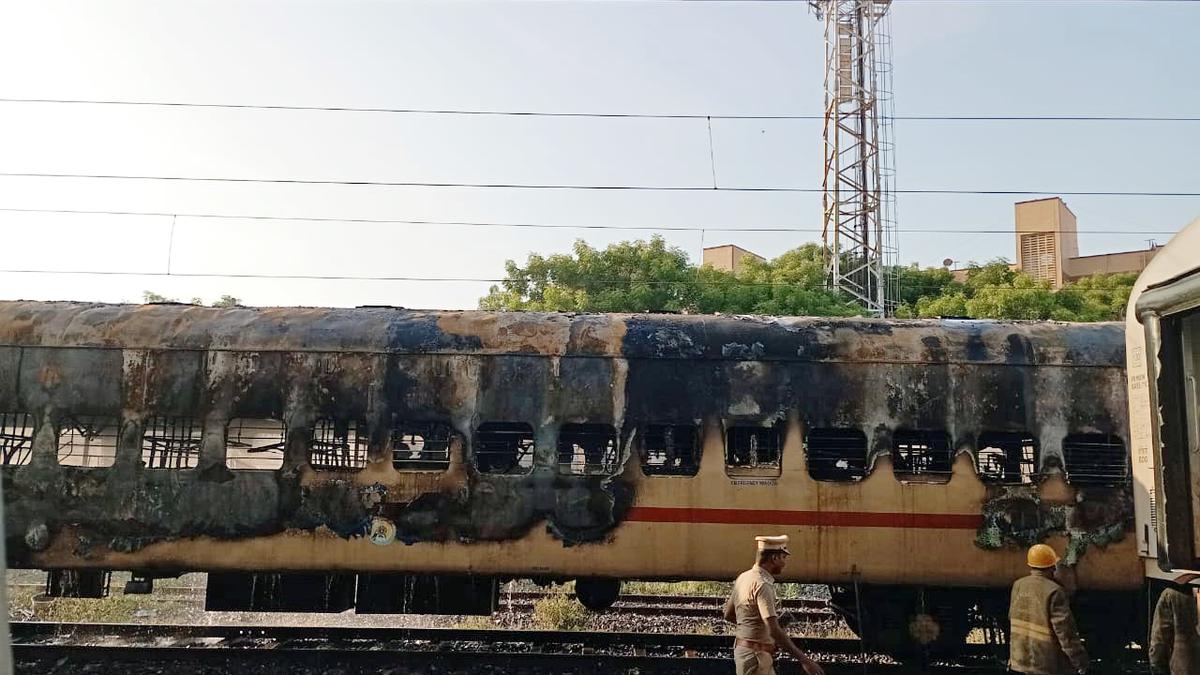 Rail coach that went up in flames in Madurai was inspected twice for safety aspects
