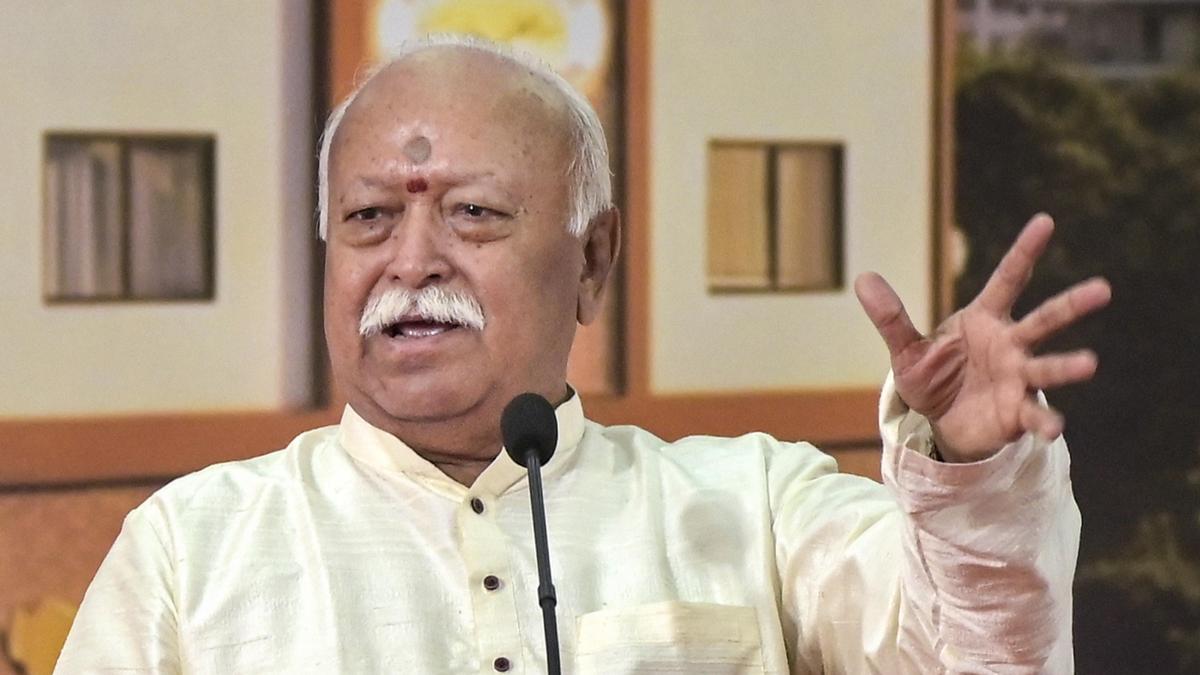 RSS chief Mohan Bhagwat says nation’s prosperity key to individual progress