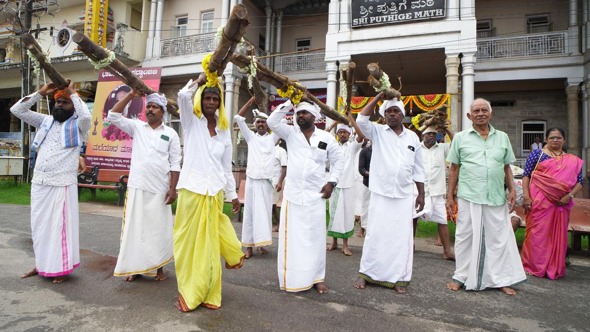 Putthige Mutt in Udupi performs Kattige Muhurtha ahead of next year’s ‘paryaya’