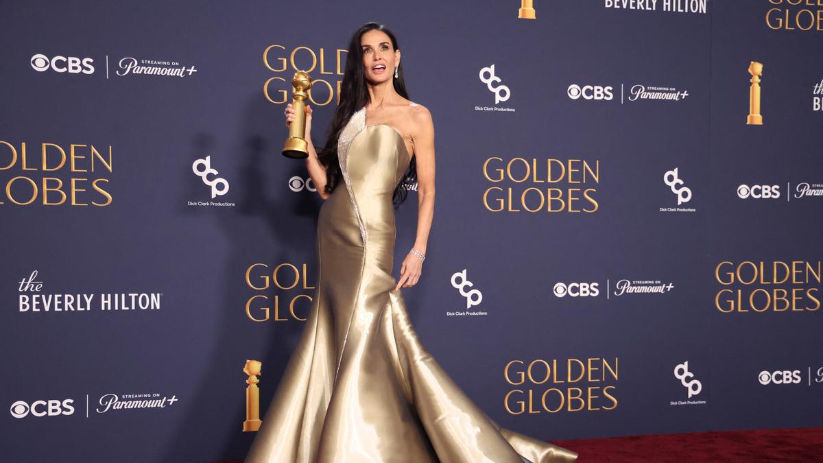 Was called a ‘popcorn actress’: Demi Moore gives powerful acceptance ...