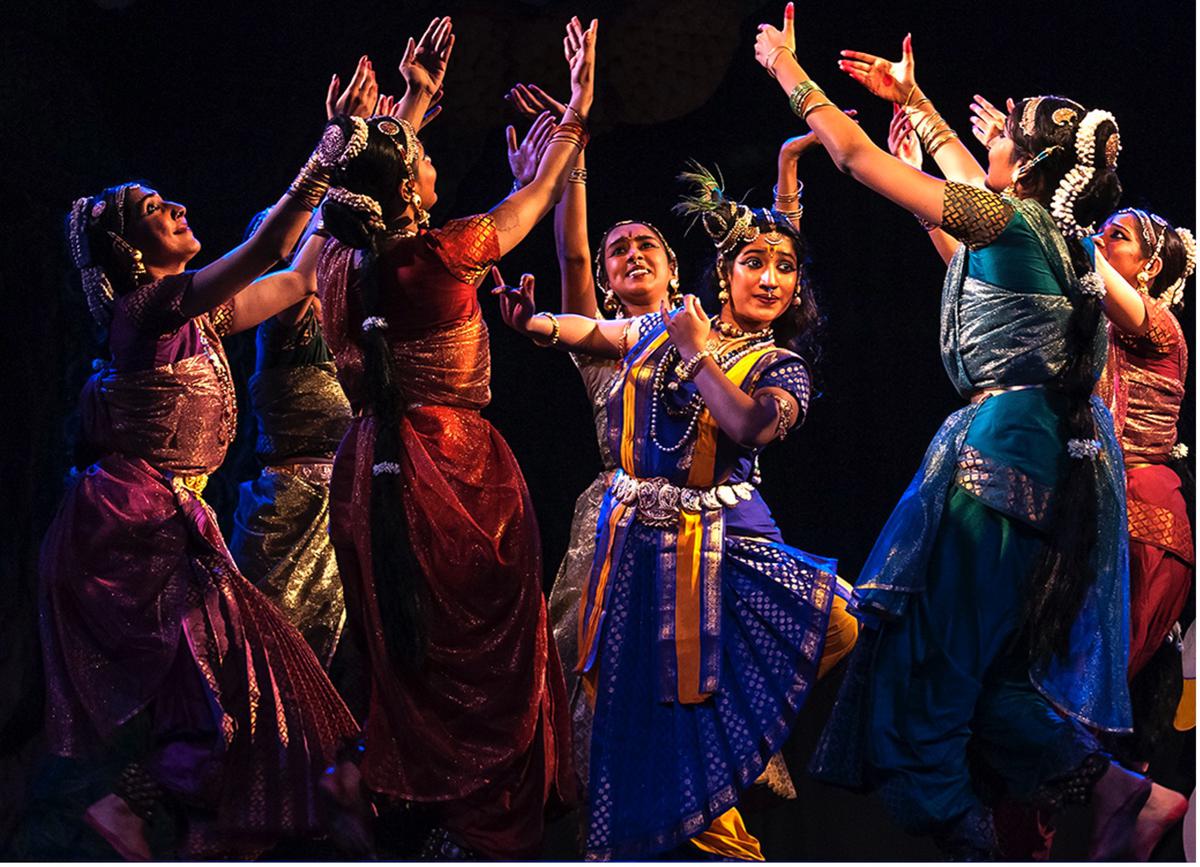 Colourful dances in the production