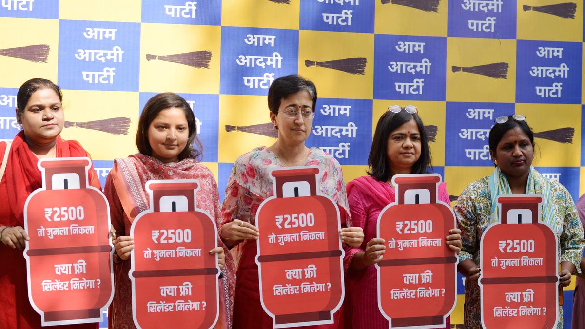 Atishi jabs BJP over its promise to provide free LPG cylinders to women on Holi