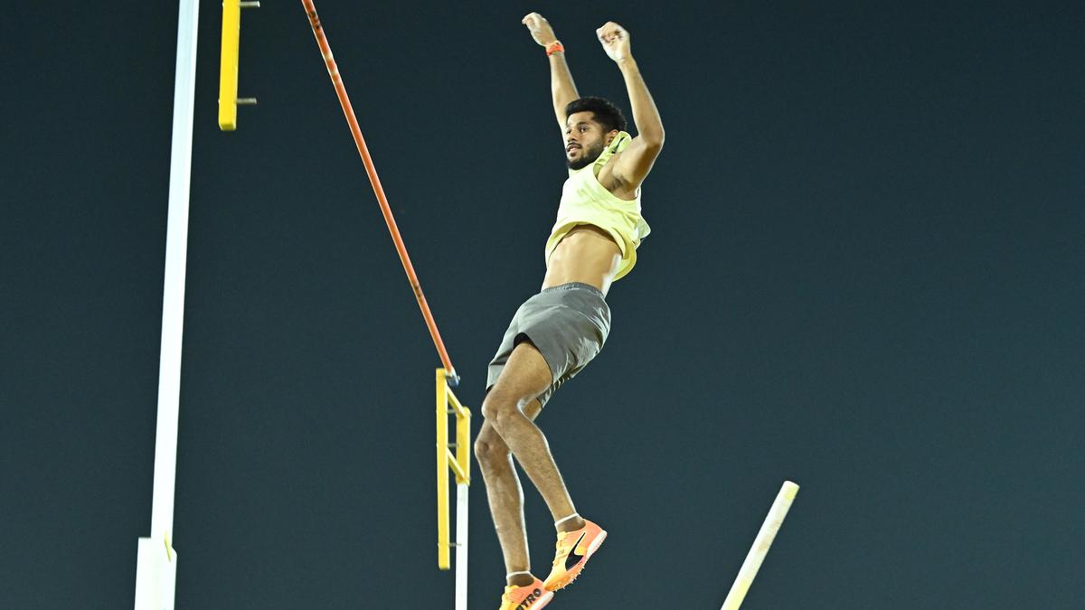 Meena rewrites pole vault National record